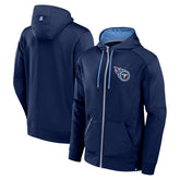 Tennessee Titans Defender Full-Zip Hoodie - Navy sale