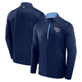 Tennessee Titans Defender Long Sleeve Quarter-Zip Jacket - Navy online