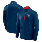 Houston Texans Defender Long Sleeve Quarter-Zip Jacket - Navy for sale