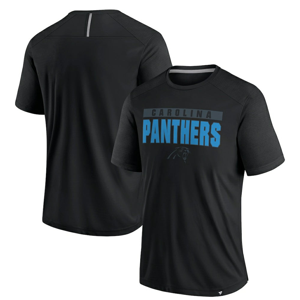 Carolina Panthers Defender Blackout T-Shirt - Black for sale