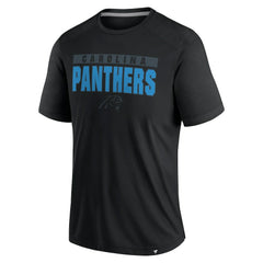 Carolina Panthers Defender Blackout T-Shirt - Black for sale