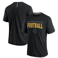 Pittsburgh Steelers Defender Blackout T-Shirt - Black on sale