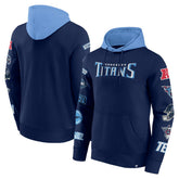Tennessee Titans Patched Out Pullover Hoodie - Navy/Light Blue discount