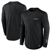 Las Vegas Raiders Blackout Long Sleeve T-Shirt - Black cheap
