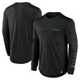 Seattle Seahawks Blackout Long Sleeve T-Shirt - Black for sale