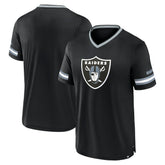 Las Vegas Raiders Stripe Stacking T-Shirt - Black on sale