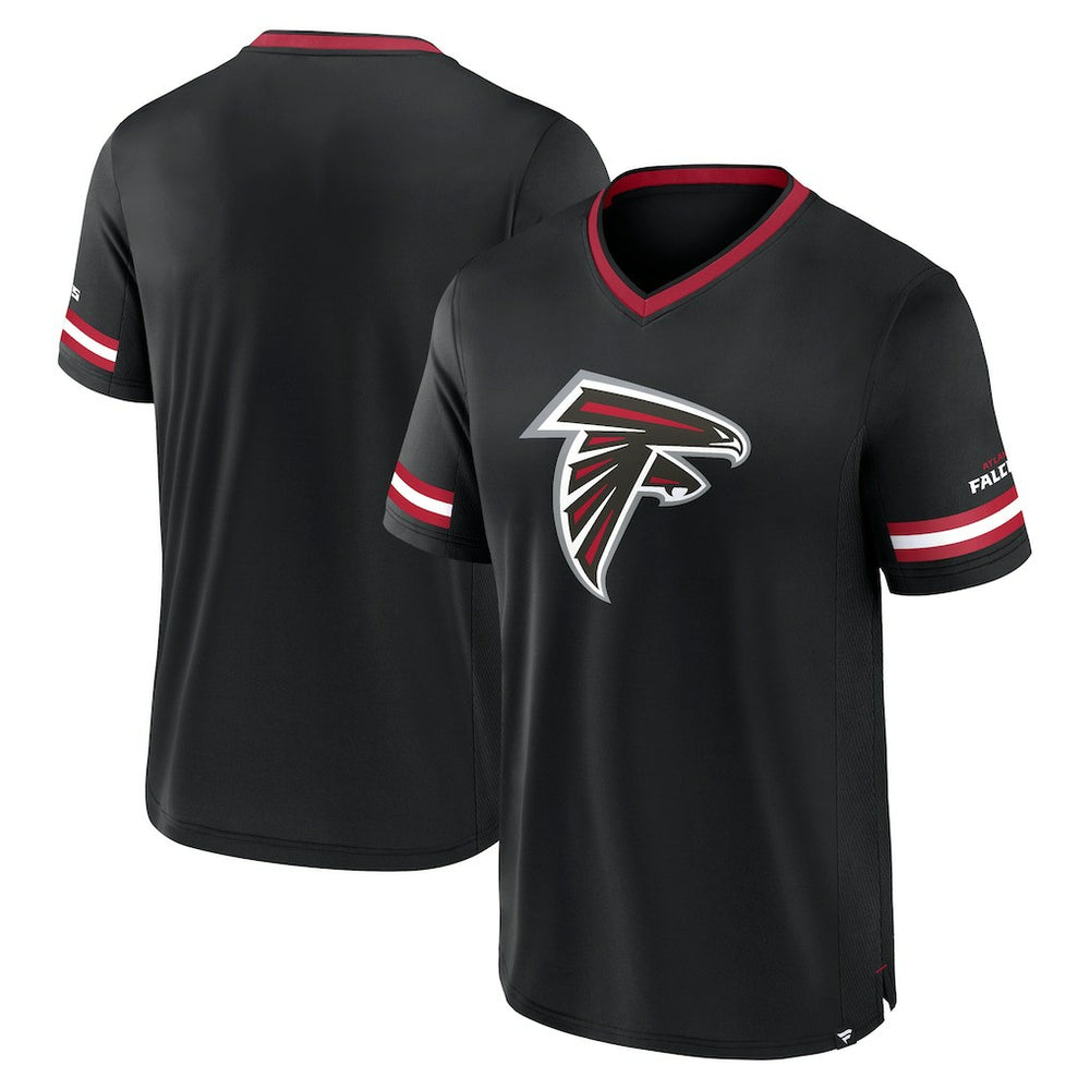 Atlanta Falcons Stripe Stacking T-Shirt - Black sale