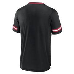 Atlanta Falcons Stripe Stacking T-Shirt - Black sale