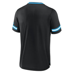 Carolina Panthers Stripe Stacking T-Shirt - Black on sale