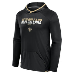New Orleans Saints Transitional Defender Hoodie Long Sleeve T-Shirt - Black discount