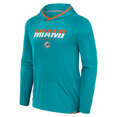 Miami Dolphins Transitional Defender Hoodie Long Sleeve T-Shirt - Aqua outlet