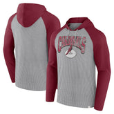 Arizona Cardinals Under Center Long Sleeve Hoodie T-Shirt - Gray/Cardinal for sale