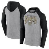 New Orleans Saints Under Center Long Sleeve Hoodie T-Shirt - Gray/Black online
