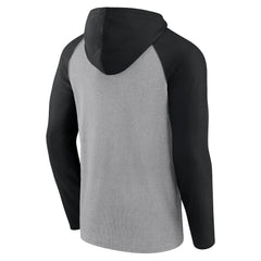 New Orleans Saints Under Center Long Sleeve Hoodie T-Shirt - Gray/Black online