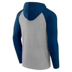 Chicago Bears Under Center Long Sleeve Hoodie T-Shirt - Gray/Navy online