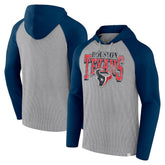 Houston Texans Under Center Long Sleeve Hoodie T-Shirt - Gray/Navy online