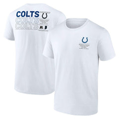 Indianapolis Colts Repeat Stats T-Shirt - White sale