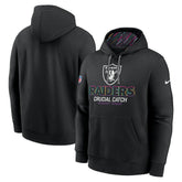 Las Vegas Raiders 2024 NFL Crucial Catch Club Pullover Hoodie - Black | Nike online