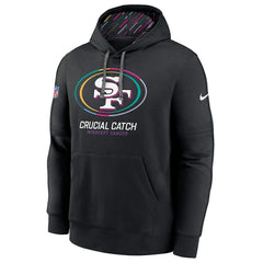 San Francisco 49ers 2024 NFL Crucial Catch Big & Tall Club Pullover Hoodie - Black | Nike for sale