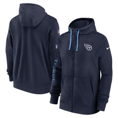 Tennessee Titans 2024 Sideline Club Full-Zip Hoodie - Navy | Nike online