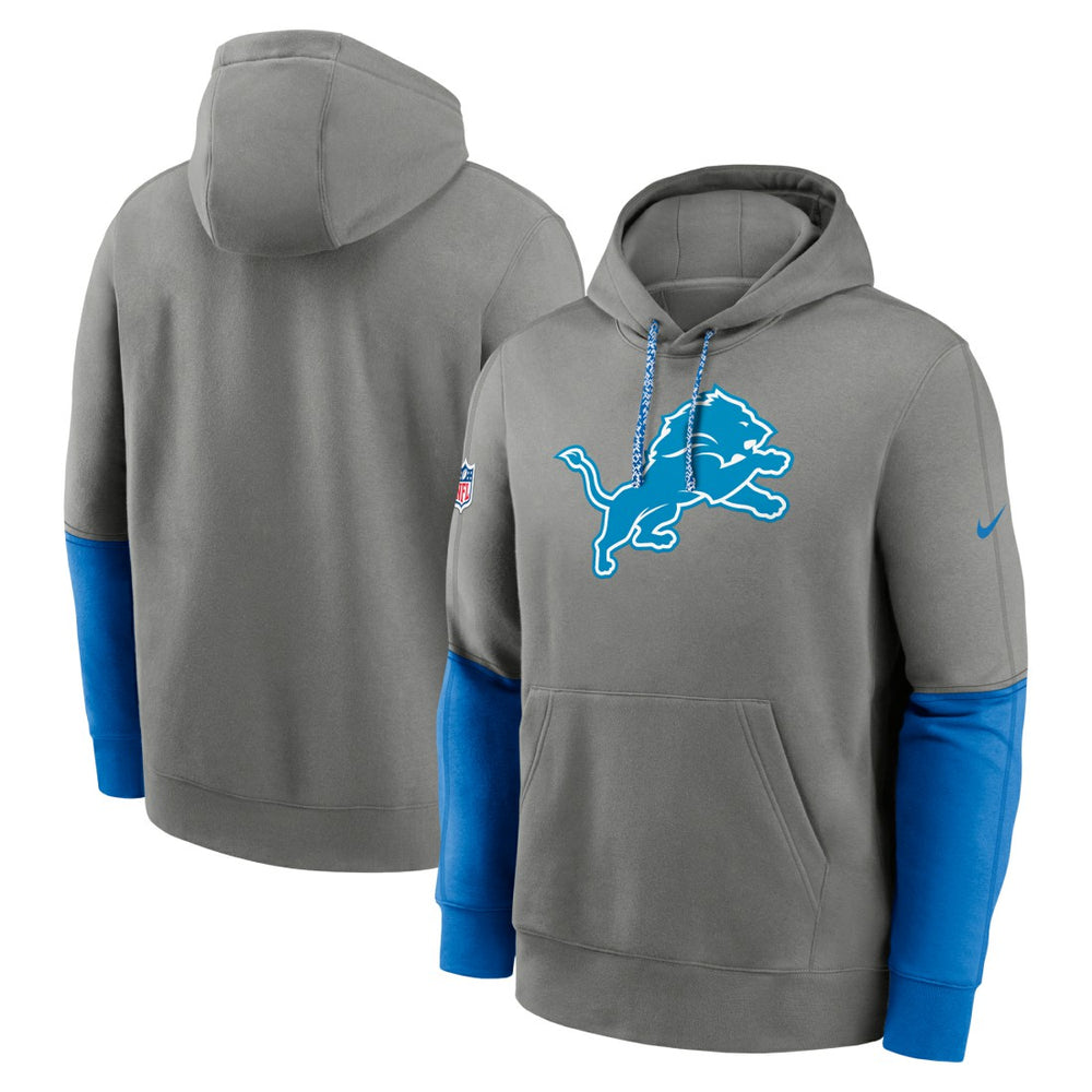 Detroit Lions 2024 Sideline Club Pullover Hoodie - Gray | Nike sale