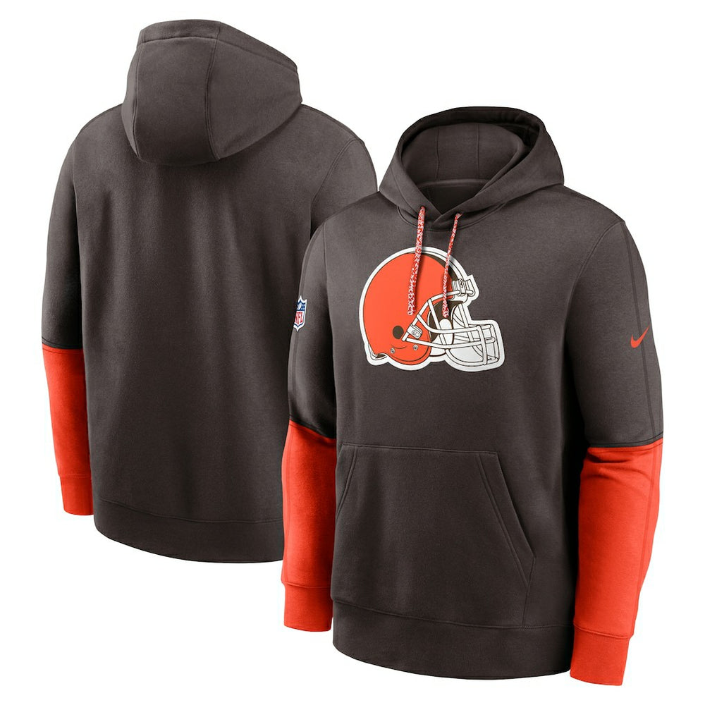 Cleveland Browns 2024 Sideline Club Pullover Hoodie - Brown | Nike on sale