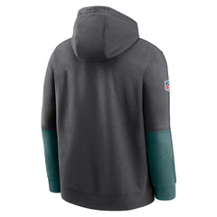 Philadelphia Eagles 2024 Sideline Club Pullover Hoodie - Anthracite | Nike online