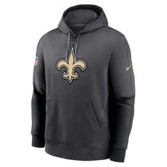 New Orleans Saints 2024 Sideline Club Pullover Hoodie - Anthracite | Nike online