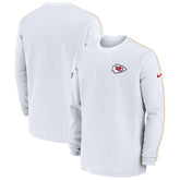 Kansas City Chiefs 2024 Sideline Coaches Long Sleeve Top - Red | Nike discount