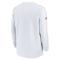 Kansas City Chiefs 2024 Sideline Coaches Long Sleeve Top - White | Nike for sale