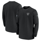 Las Vegas Raiders 2024 Sideline Coaches Long Sleeve Top - Black | Nike for sale