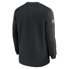 Las Vegas Raiders 2024 Sideline Coaches Long Sleeve Top - Black | Nike for sale