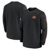 Cincinnati Bengals 2024 Sideline Coaches Long Sleeve Top - Black | Nike cheap