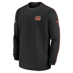 Cincinnati Bengals 2024 Sideline Coaches Long Sleeve Top - Black | Nike cheap
