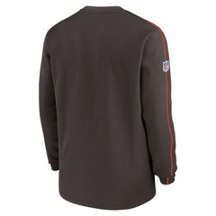 Cleveland Browns 2024 Sideline Coaches Long Sleeve Top - Brown | Nike outlet