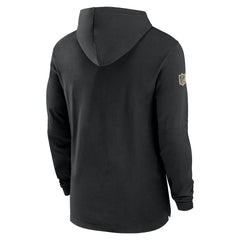 New Orleans Saints 2024/25 Sideline Performance Long Sleeve Hoodie T-Shirt - Black | Nike discount