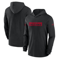Atlanta Falcons 2024/25 Sideline Performance Long Sleeve Hoodie T-Shirt - Black | Nike discount