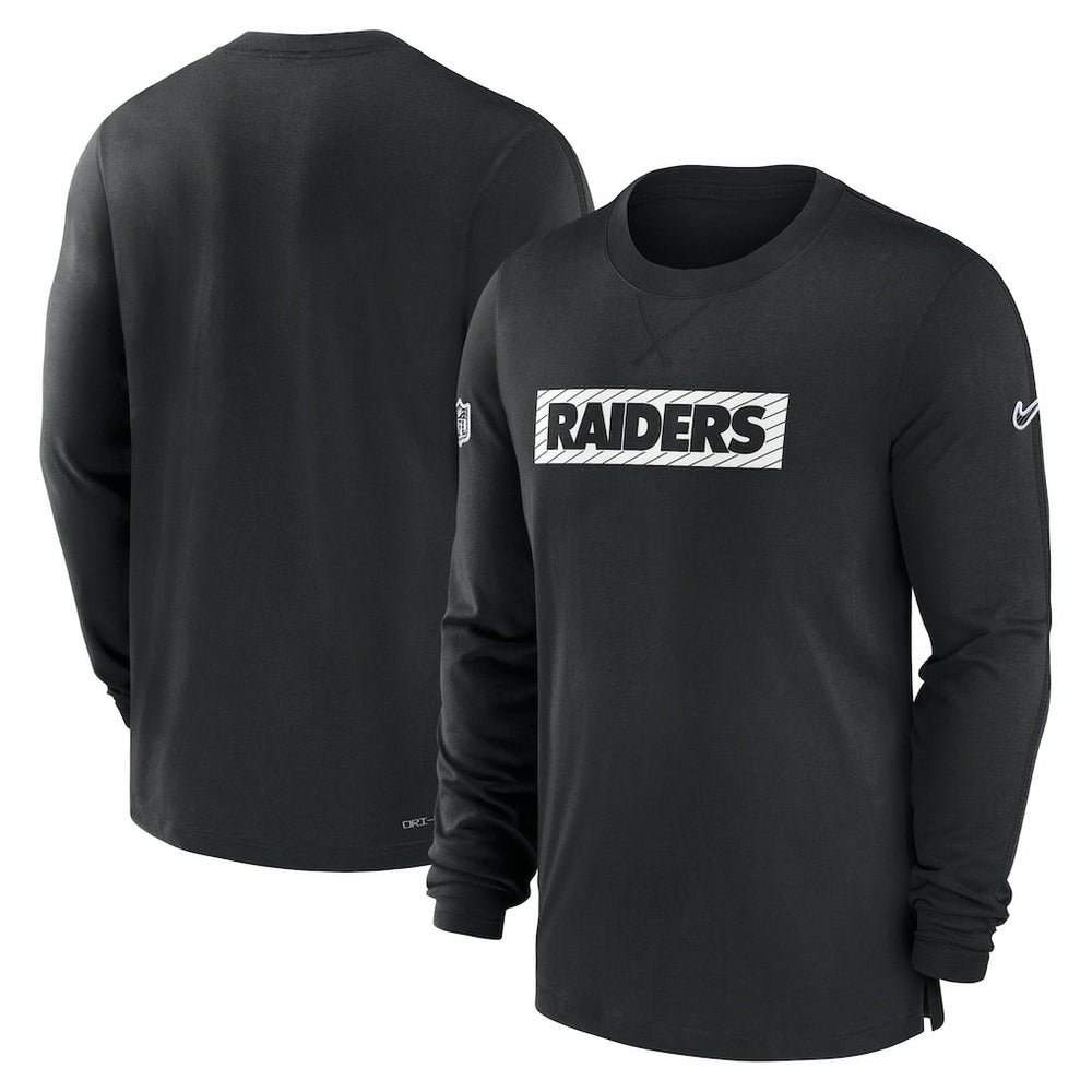 Las Vegas Raiders Sideline Player Performance Long Sleeve T-Shirt - Black | Nike online