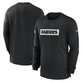 Las Vegas Raiders Sideline Player Performance Long Sleeve T-Shirt - Black | Nike online