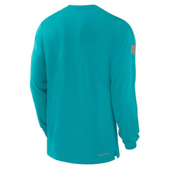 Miami Dolphins Sideline Player Performance Long Sleeve T-Shirt - Aqua | Nike discount