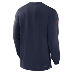 New England Patriots Sideline Player Performance Long Sleeve T-Shirt - Navy | Nike sale
