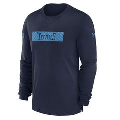Tennessee Titans Sideline Player Performance Long Sleeve T-Shirt - Navy | Nike cheap