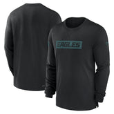 Philadelphia Eagles Sideline Player Performance Long Sleeve T-Shirt - Black | Nike discount