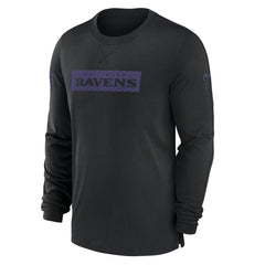 Baltimore Ravens Sideline Player Performance Long Sleeve T-Shirt - Black | Nike online