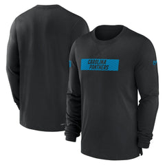 Carolina Panthers Sideline Player Performance Long Sleeve T-Shirt - Black | Nike on sale