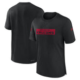 Atlanta Falcons Sideline Player Performance T-Shirt - Black | Nike cheap