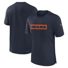 Chicago Bears Sideline Player Performance T-Shirt - Navy | Nike cheap