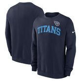 Tennessee Titans Club Pullover Sweatshirt - Navy | Nike on sale