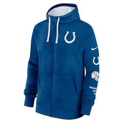 Indianapolis Colts Primetime Club Full-Zip Hoodie - Royal | Nike sale