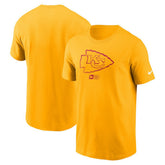 Kansas City Chiefs Faded Essential T-Shirt - Gold | Nike online